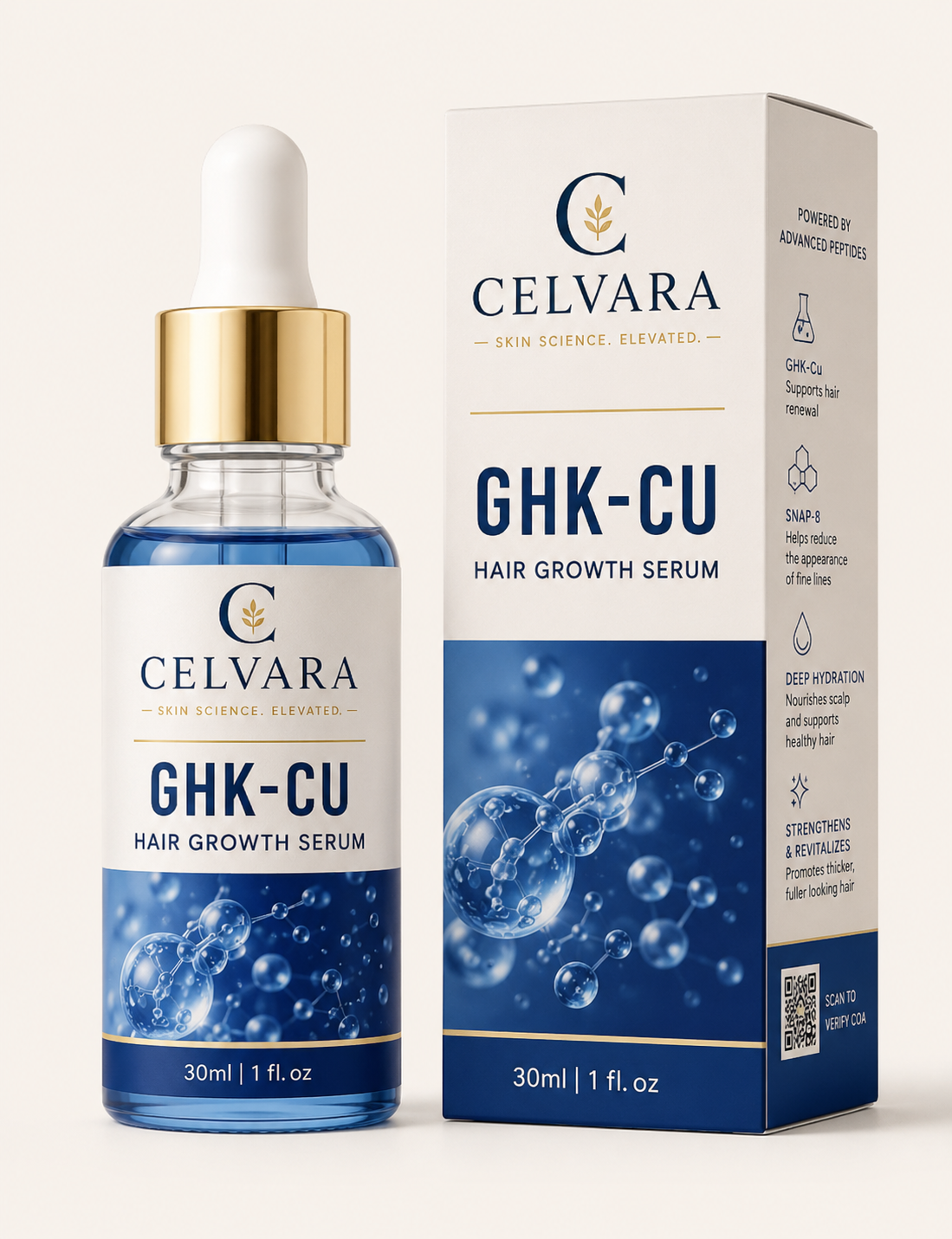 GHK-Cu + AHK-Cu Hair Growth Serum